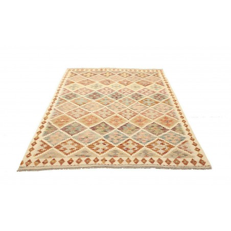 Tappeto Kilim Afghanistan marrone 148x196