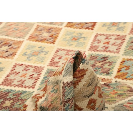 Tappeto Kilim Afghanistan marrone 148x196