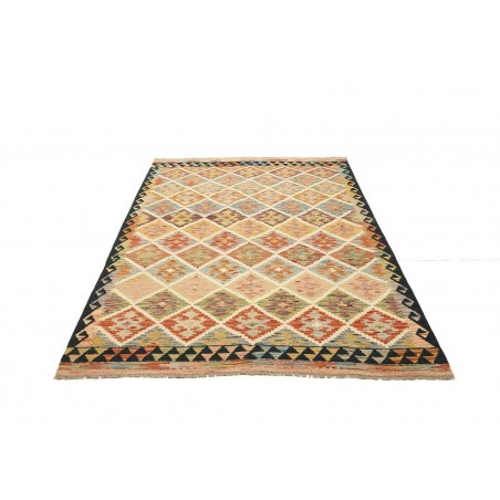 Tappeto Kilim Afghanistan marrone 146x202