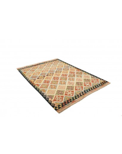 Tappeto Kilim Afghanistan marrone 146x202