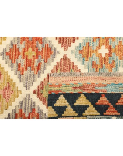 Tappeto Kilim Afghanistan marrone 146x202