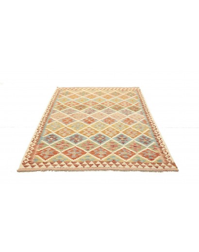 Tappeto Kilim Afghanistan marrone beige 153x199
