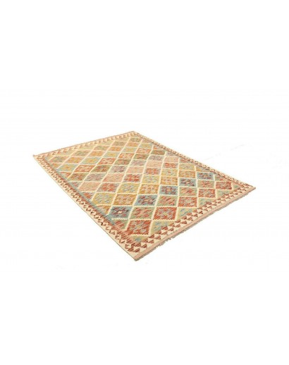 Tappeto Kilim Afghanistan marrone beige 153x199
