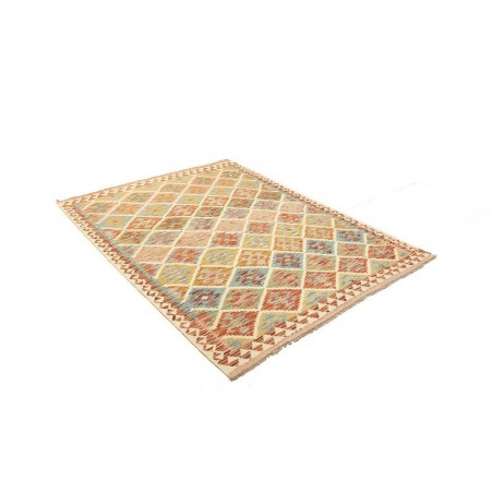 Tappeto Kilim Afghanistan marrone beige 153x199