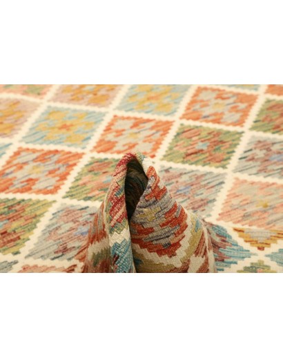 Tappeto Kilim Afghanistan marrone beige 153x199