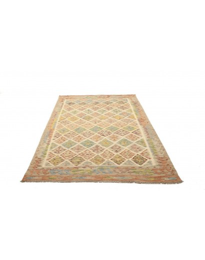 Tappeto Kilim Afghanistan marrone 150x207