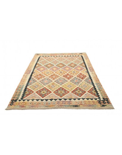 Tappeto Kilim Afghanistan marrone 148x215