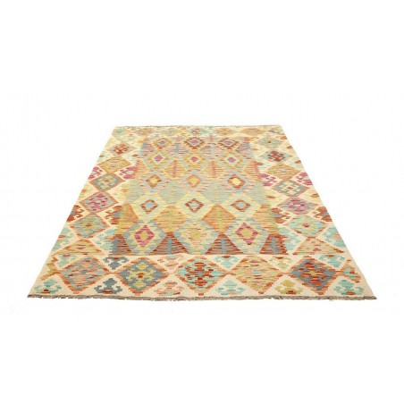 Tappeto Kilim Afghanistan marrone beige 160x207
