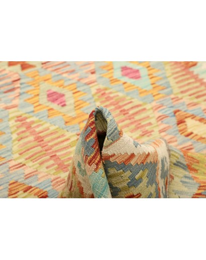 Tappeto Kilim Afghanistan marrone beige 160x207
