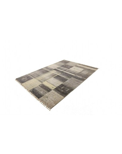 Tappeto Siva Pakistan azzurro grigio 168x242