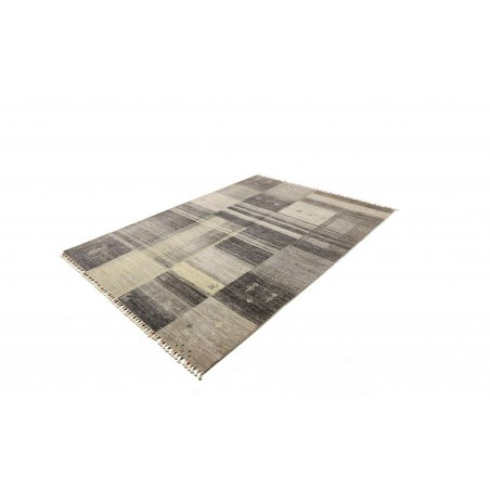 Tappeto Siva Pakistan azzurro grigio 168x242