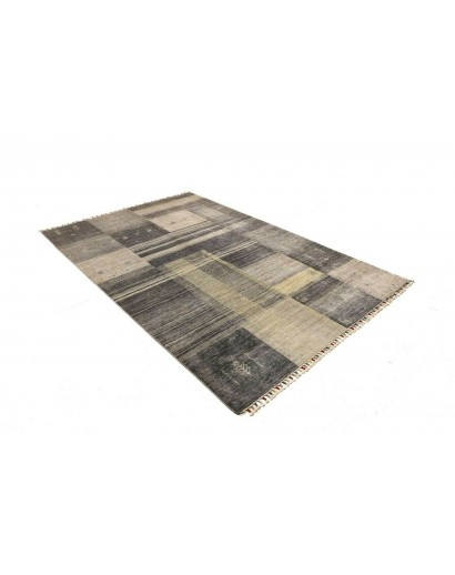 Tappeto Siva Pakistan azzurro grigio 168x242
