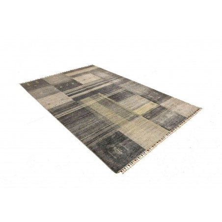 Tappeto Siva Pakistan azzurro grigio 168x242