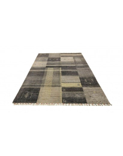 Tappeto Siva Pakistan azzurro grigio 168x242