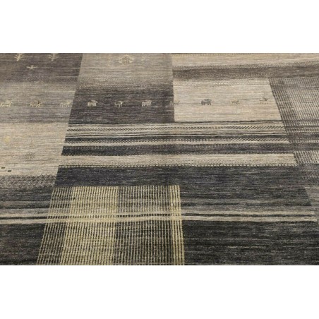 Tappeto Siva Pakistan azzurro grigio 168x242