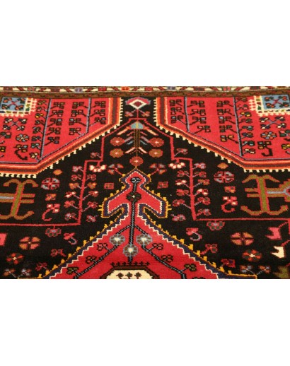 Tappeto Hamadan Persia grigio marrone 107x139