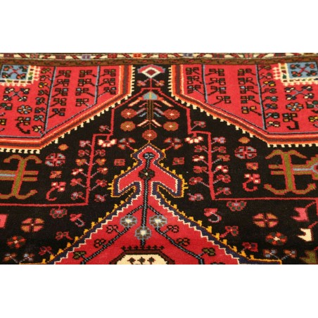 Tappeto Hamadan Persia grigio marrone 107x139