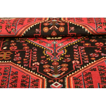 Tappeto Hamadan Persia grigio marrone 107x139