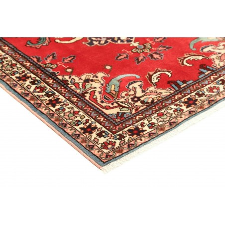 Tappeto Hamadan Persia rosso grigio 106x152