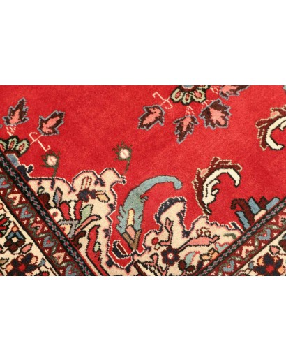 Tappeto Hamadan Persia rosso grigio 106x152