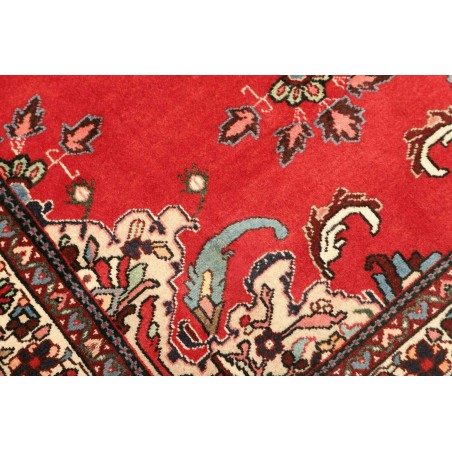Tappeto Hamadan Persia rosso grigio 106x152