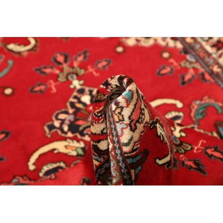 Tappeto Hamadan Persia rosso grigio 106x152