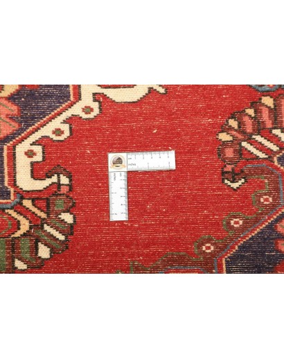 Tappeto Hamadan Persia rosso grigio 106x152