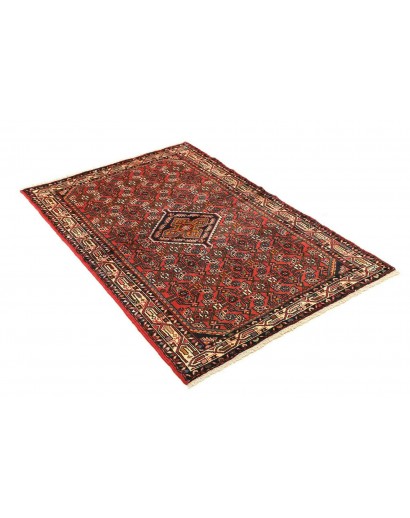 Tappeto Hamadan Persia grigio marrone 100x152