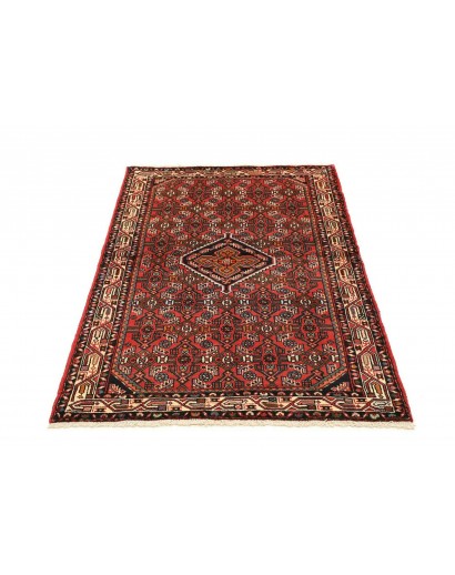 Tappeto Hamadan Persia grigio marrone 100x152
