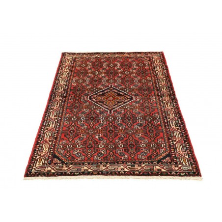 Tappeto Hamadan Persia grigio marrone 100x152