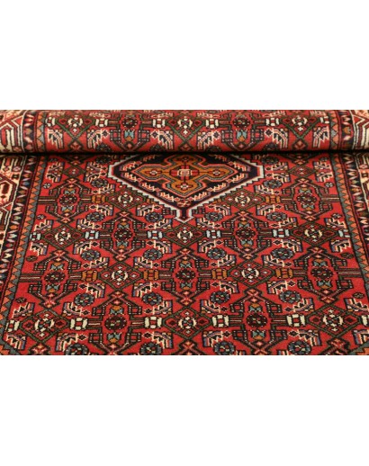 Tappeto Hamadan Persia grigio marrone 100x152