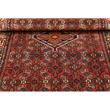 Tappeto Hamadan Persia grigio marrone 100x152