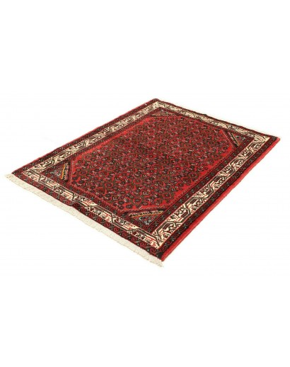 Tappeto Hamadan Persia grigio giallo 114x148