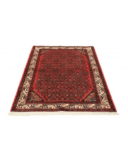 Tappeto Hamadan Persia grigio giallo 114x148