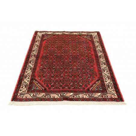 Tappeto Hamadan Persia grigio giallo 114x148