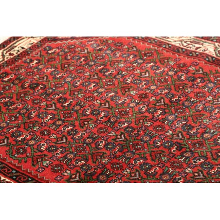 Tappeto Hamadan Persia grigio giallo 114x148