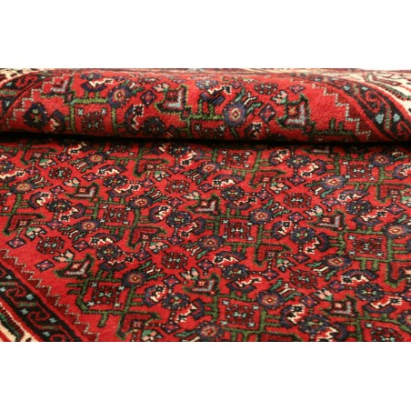 Tappeto Hamadan Persia grigio giallo 114x148