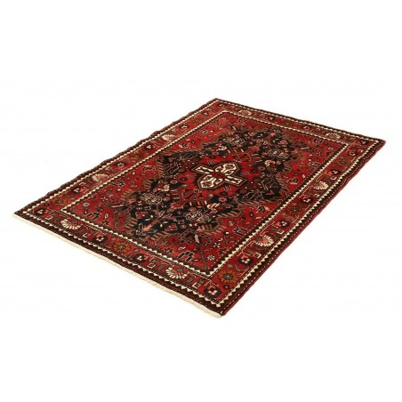 Tappeto Hamadan Persia grigio giallo 108x153