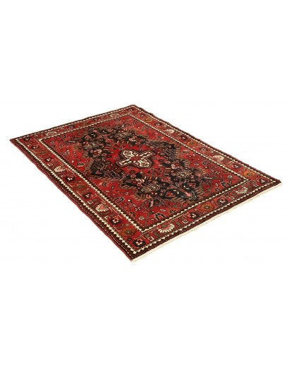 Tappeto Hamadan Persia grigio giallo 108x153