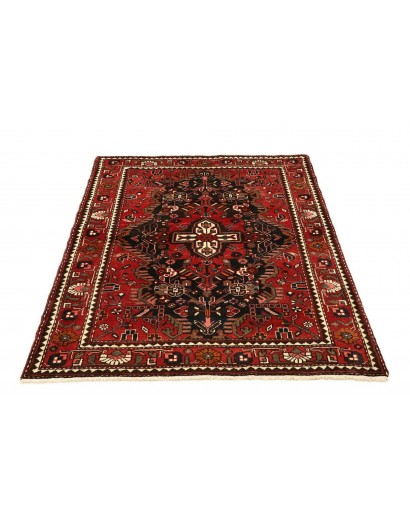 Tappeto Hamadan Persia grigio giallo 108x153
