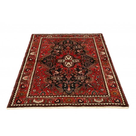 Tappeto Hamadan Persia grigio giallo 108x153