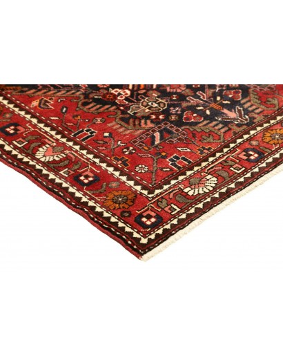Tappeto Hamadan Persia grigio giallo 108x153