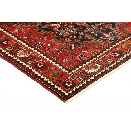 Tappeto Hamadan Persia grigio giallo 108x153