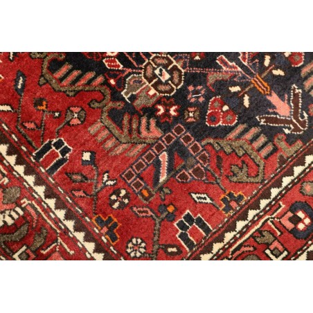 Tappeto Hamadan Persia grigio giallo 108x153