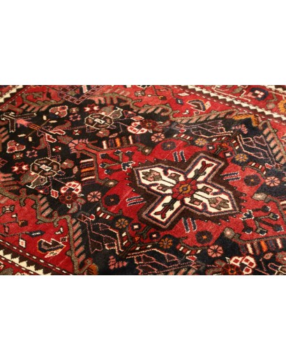 Tappeto Hamadan Persia grigio giallo 108x153