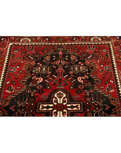 Tappeto Hamadan Persia grigio giallo 108x153