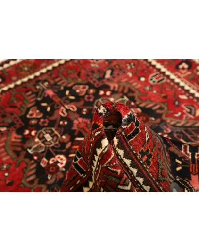 Tappeto Hamadan Persia grigio giallo 108x153