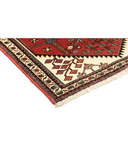 Tappeto Hamadan Persia marrone giallo 107x176