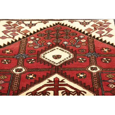Tappeto Hamadan Persia marrone giallo 107x176