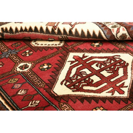 Tappeto Hamadan Persia marrone giallo 107x176